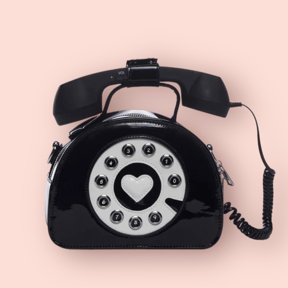 🖤SOLD🖤Sugar Thrills Midnight Hello Operator? Crossbody phone Purse - Picture 2 of 4